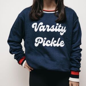 Varsity Pickle sweatshirt (size XS)